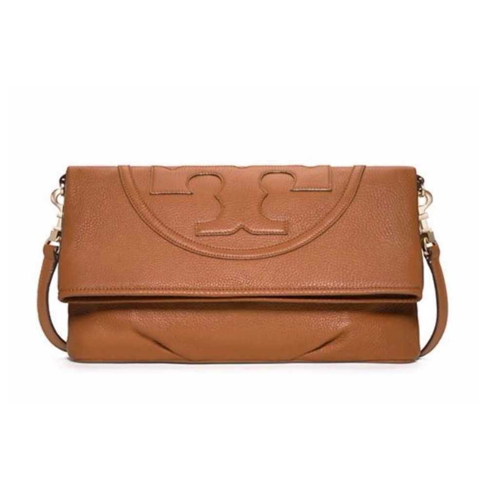 Tory Burch All T Foldover Crossbody/ Clutch